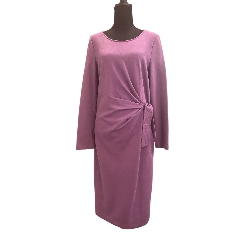Armani collezioni women Mauve Long Sleeve Dress Size 46 US Size 10